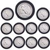 Image 2 : 1940-1945 Varied Date Walking Lib. Half Dollars [11 Coins]