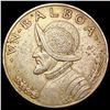 1934 Panama Silver Balboa NEARLY UNCIRCULATED