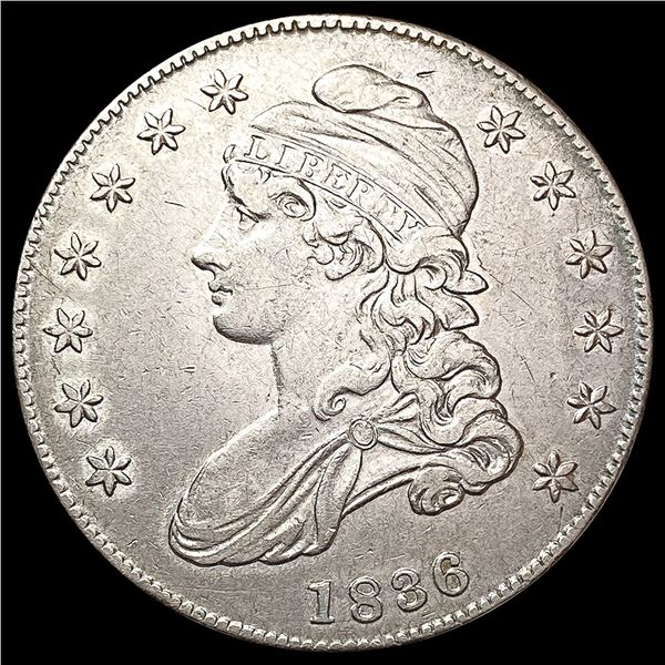 1836 Capped Bust Half Dollar CLOSELY UNCIRCULATED