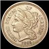 1865 Nickel Three Cent CHOICE AU