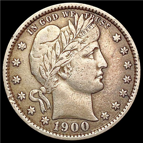1900 Barber Quarter CLOSELY UNCIRCULATED