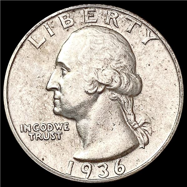 1936-S Washington Silver Quarter UNCIRCULATED