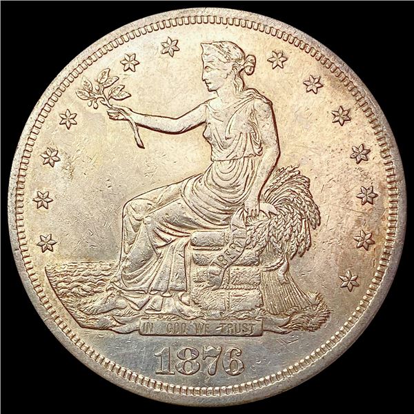 1876-S Silver Trade Dollar CLOSELY UNCIRCULATED