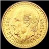 1945 Mexico Gold 2.5 Pesos 0.0603oz UNCIRCULATED
