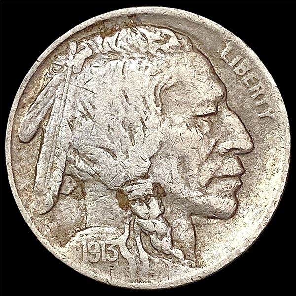 1913-S T2 Buffalo Nickel CLOSELY UNCIRCULATED