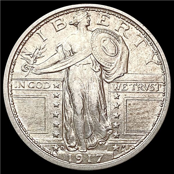 1917-D T1 FH Standing Liberty Quarter UNCIRCULATED