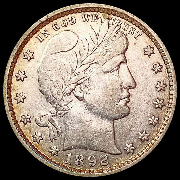 1892 Barber Quarter CLOSELY UNCIRCULATED