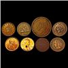 Image 1 : 1837-1951 Varied US Copper Coinage [8 Coins] HIGH GRADE