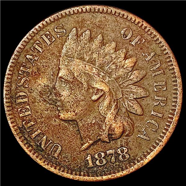 1878 Indian Head Cent NEARLY UNCIRCULATED
