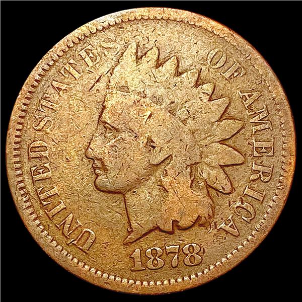1878 Indian Head Cent NICELY CIRCULATED