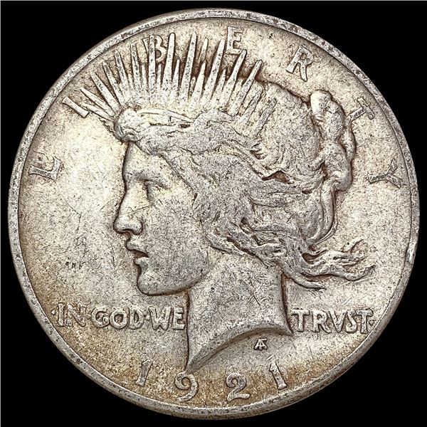 1921 Silver Peace Dollar CLOSELY UNCIRCULATED