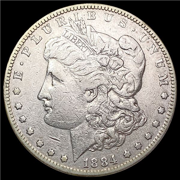 1884 S Morgan Silver Dollar NEARLY UNCIRCULATED