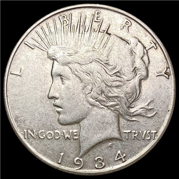 1934 S Silver Peace Dollar CLOSELY UNCIRCULATED