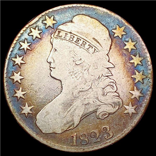 1823 Capped Bust Half Dollar LIGHTLY CIRCULATED
