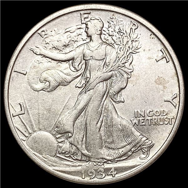 1934 D Walking Liberty Half Dollar CLOSELY UNCIRCULATED