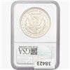 Image 2 : 1883-CC Morgan Silver Dollar NGC MS63