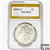 Image 1 : 1890-CC Morgan Silver Dollar PGA MS63