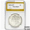 Image 1 : 1878 8TF Morgan Silver Dollar PGA MS64+