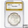 Image 1 : 1884-CC Morgan Silver Dollar PGA MS64