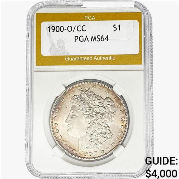 1900-O/CC Morgan Silver Dollar PGA MS64
