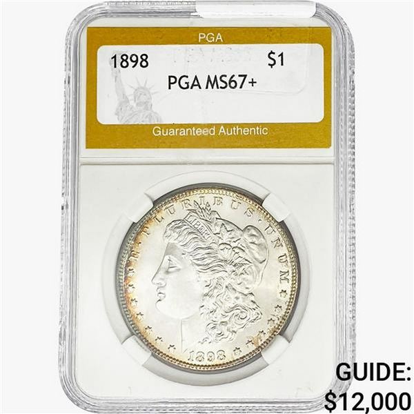 1898 Morgan Silver Dollar PGA MS67+