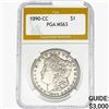 1890-CC Morgan Silver Dollar PGA MS63