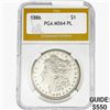 Image 1 : 1886 Morgan Silver Dollar PGA MS64 PL