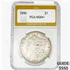 1890 Morgan Silver Dollar PGA MS64+
