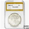 1883-CC Morgan Silver Dollar PGA MS65