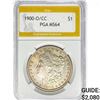 Image 1 : 1900-O/CC Morgan Silver Dollar PGA MS64