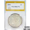 Image 1 : 1893 Morgan Silver Dollar PGA MS63 PL