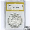 Image 1 : 1893 Morgan Silver Dollar PGA MS64