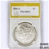 1886-O Morgan Silver Dollar PGA MS63