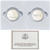 Image 2 : 1992-2003 Commem 50c & Silver $1 (4 Coins)