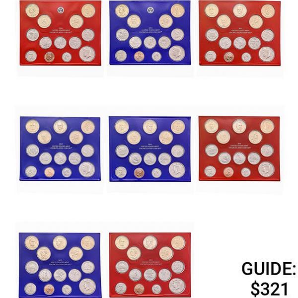 2013-2016 Mint Sets (112 coins)