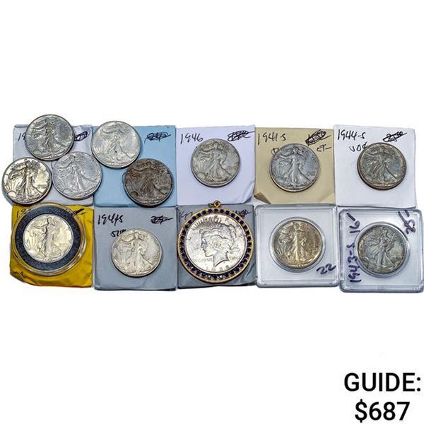 [13 Coins][1922-1946] Varied US Coinage