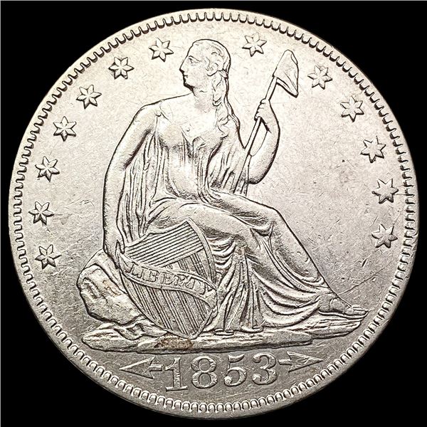 1853 O Seated Liberty Half Dollar CLOSELY UNCIRCULATED