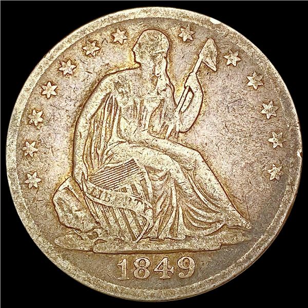 1849-O Seated Liberty Half Dollar NEARLY UNCIRCULATED