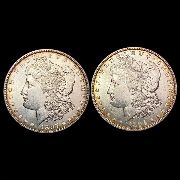 1896-1897 [2] Morgan Silver Dollar UNCIRCULATED