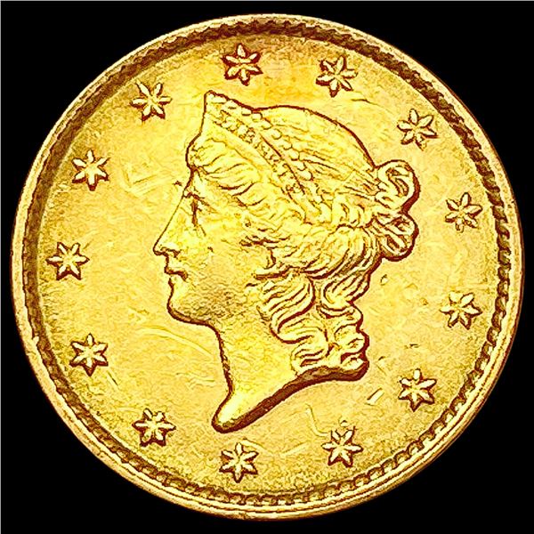1853 Rare Gold Dollar CLOSELY UNCIRCULATED