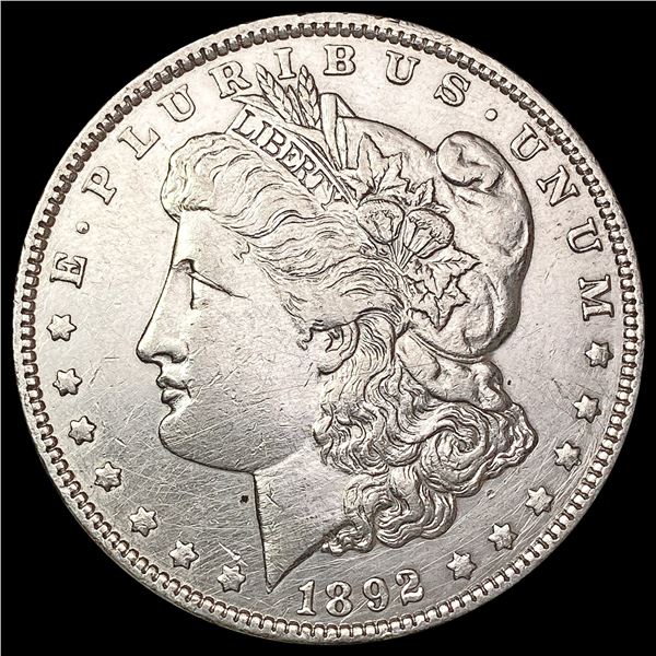 1892 Morgan Silver Dollar CLOSELY UNCIRCULATED