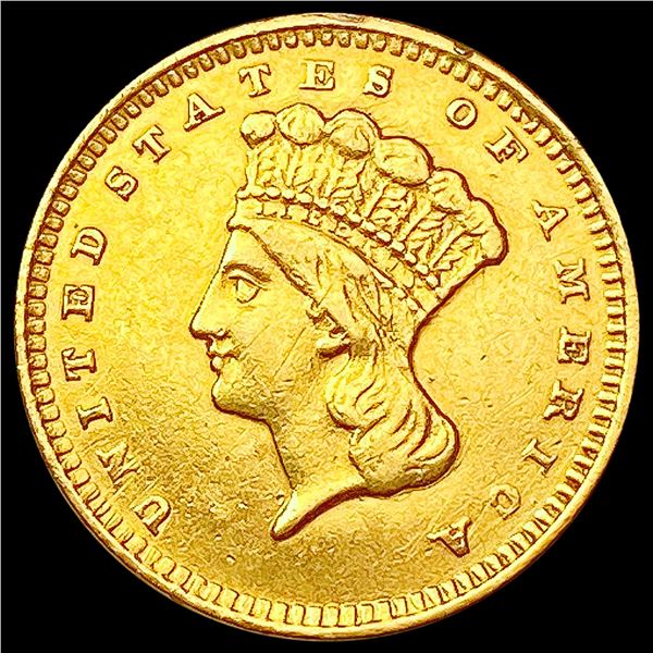 1856 Type 3 Dollar CLOSELY UNCIRCULATED