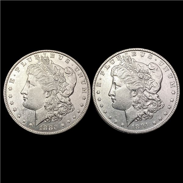 1880-1891 [2] Morgan Silver Dollar UNCIRCULATED