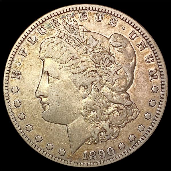 1890 CC Morgan Silver Dollar NEARLY UNCIRCULATED
