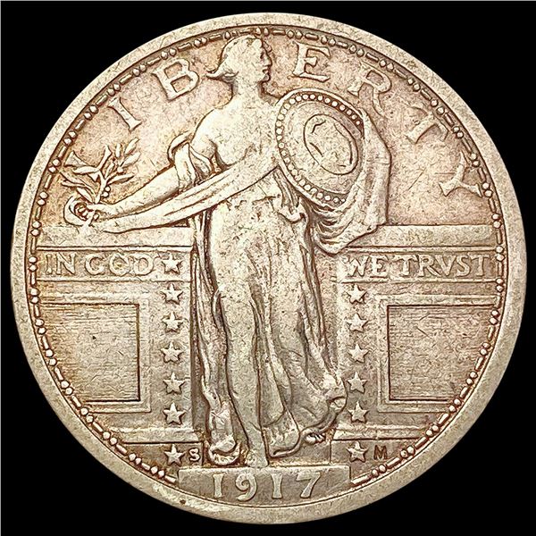 1917-S T1 Standing Liberty Quarter CLOSELY UNCIRCULATED