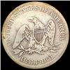 Image 2 : 1863 Seated Liberty Half Dollar NICELY CIRCULATED