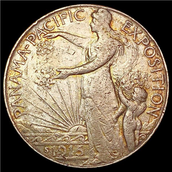 1915-S Panama-Pacific Half Dollar NEARLY UNCIRCULATED