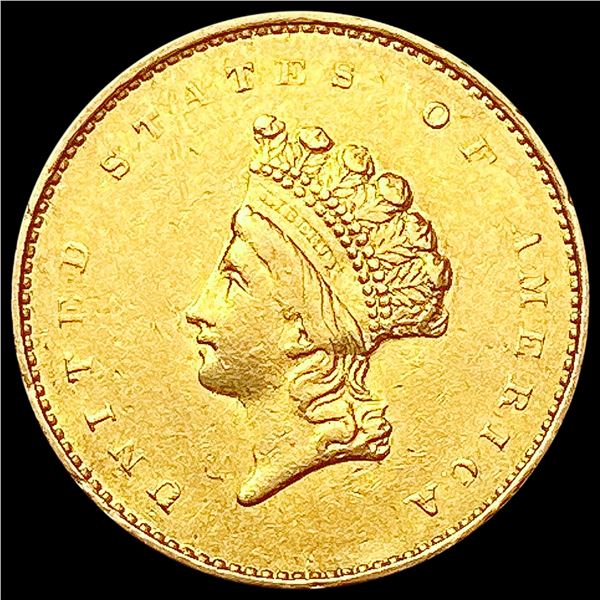 1855 Rare Gold Dollar CLOSELY UNCIRCULATED