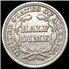 Image 2 : 1853 Arrows Seated Liberty Half Dime UNCIRCULATED