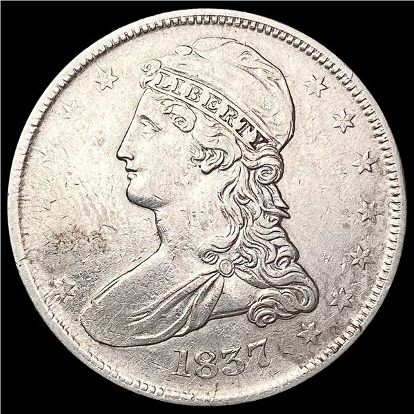 1837 Capped Bust Half Dollar CHOICE AU